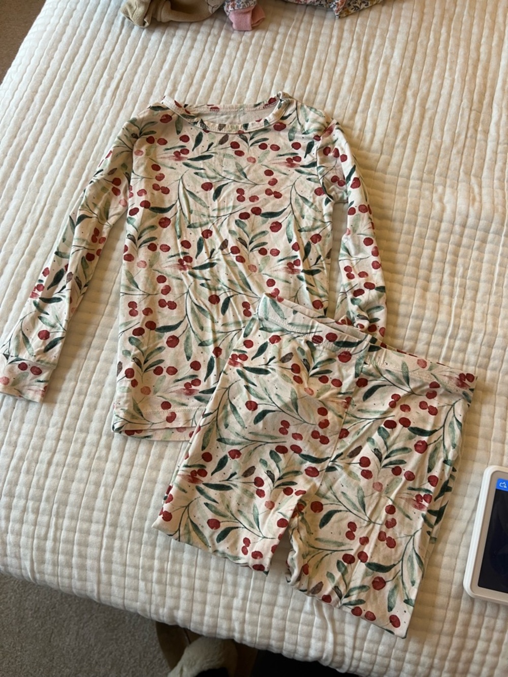 Magnetic Me Print Long Sleeve Christmas Pajama Set